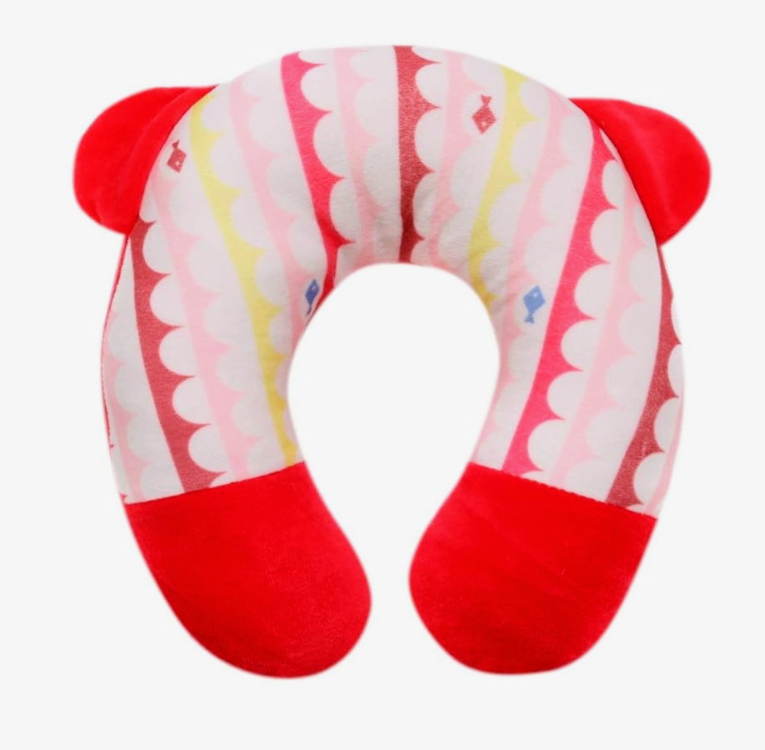 ‘U’ Shape Baby Neck Supporting Pillow – PINK